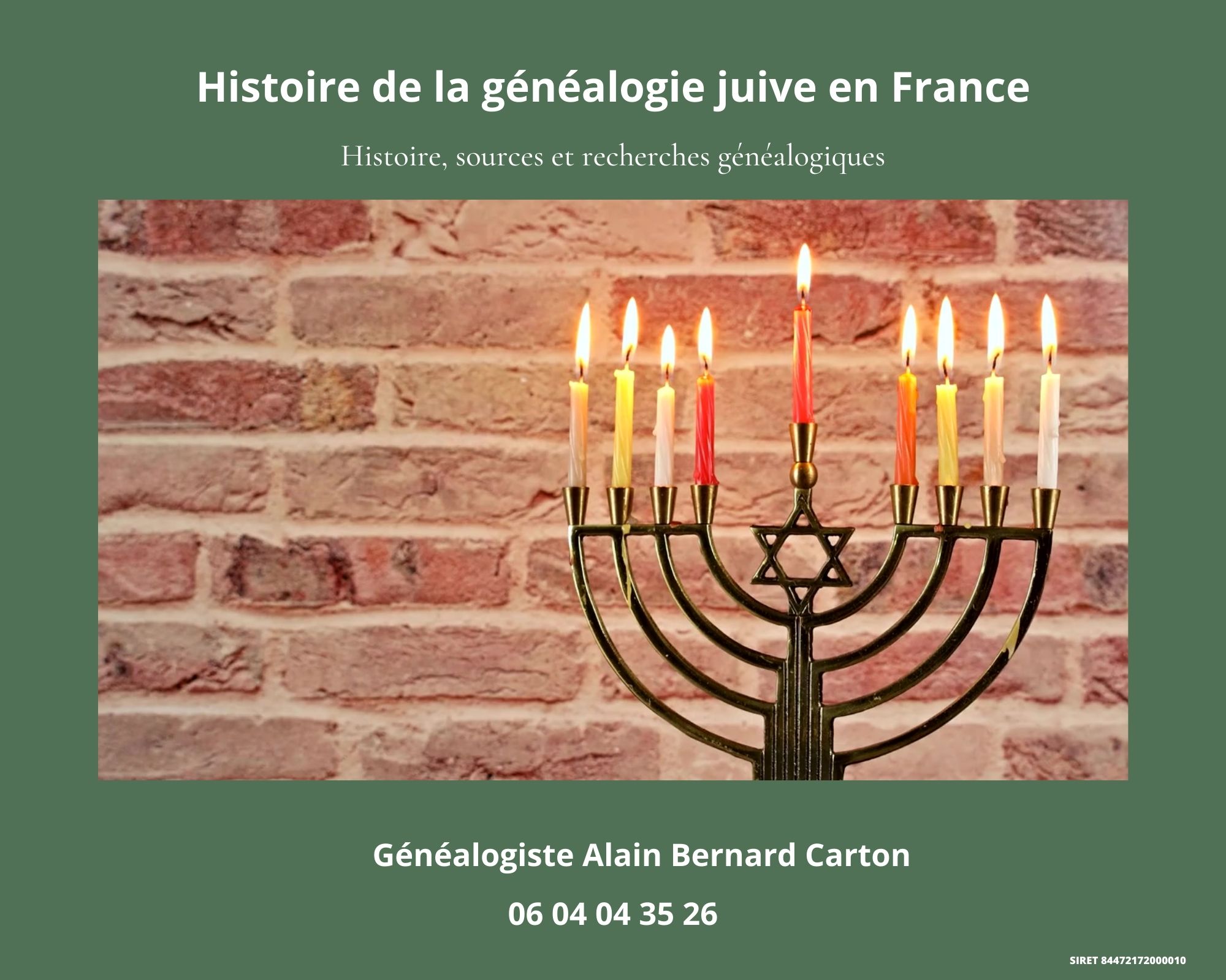 Histoire de la généalogie juive en France Histoire, sources et recherches généalogiques.